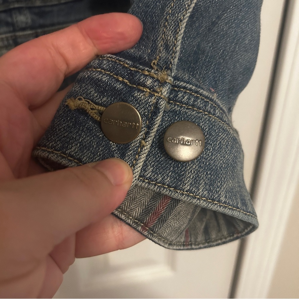 Carhartt Blue Jean Jacket - Picture 7 of 12